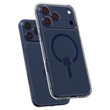 iPhone 17 Pro Max Spigen Ultra Hybrid Deksel - MagSafe Kompatibel - Gjennomsiktig / Blå