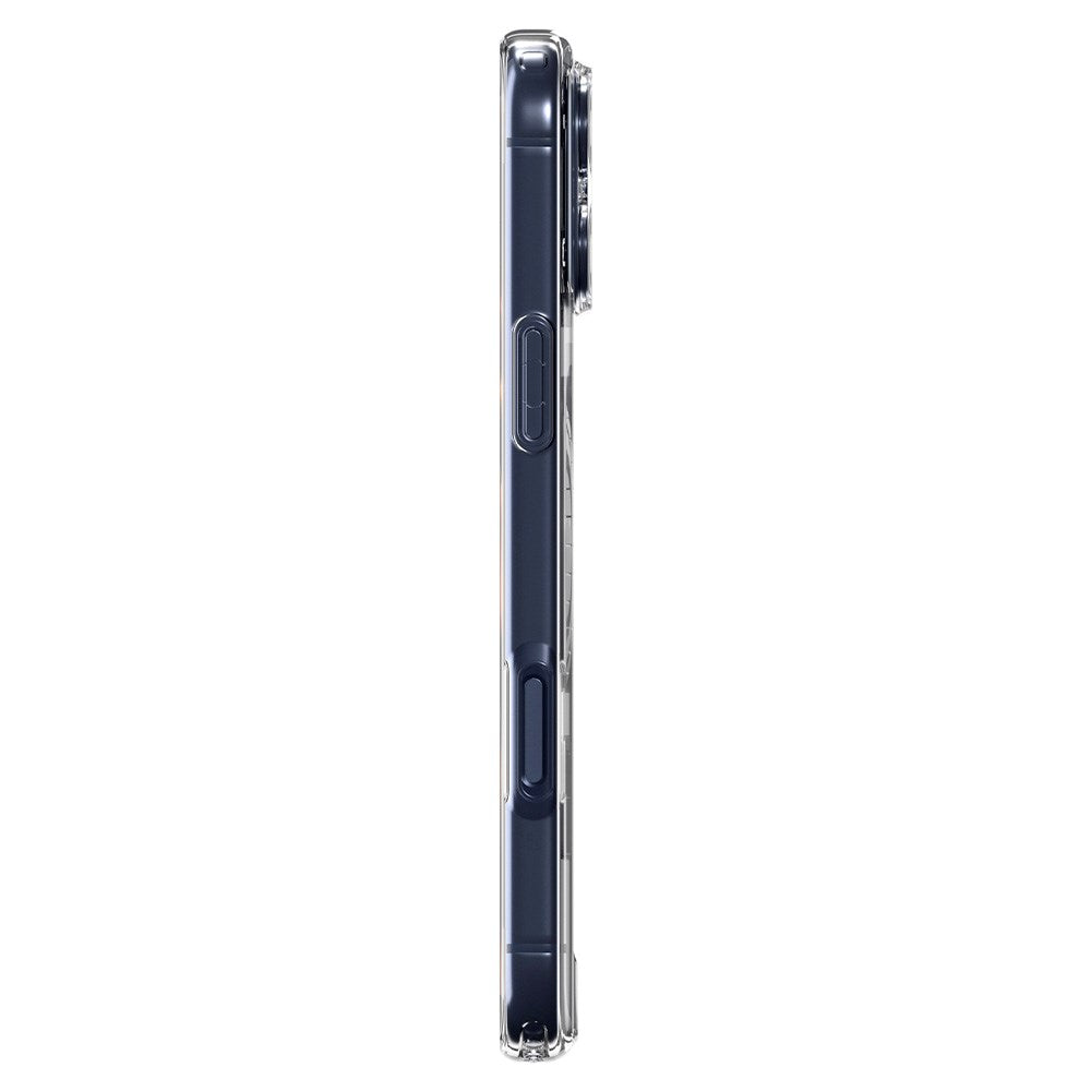 iPhone 17 Pro Spigen Ultra Hybrid Deksel - MagSafe Kompatibel - Gjennomsiktig / Blå