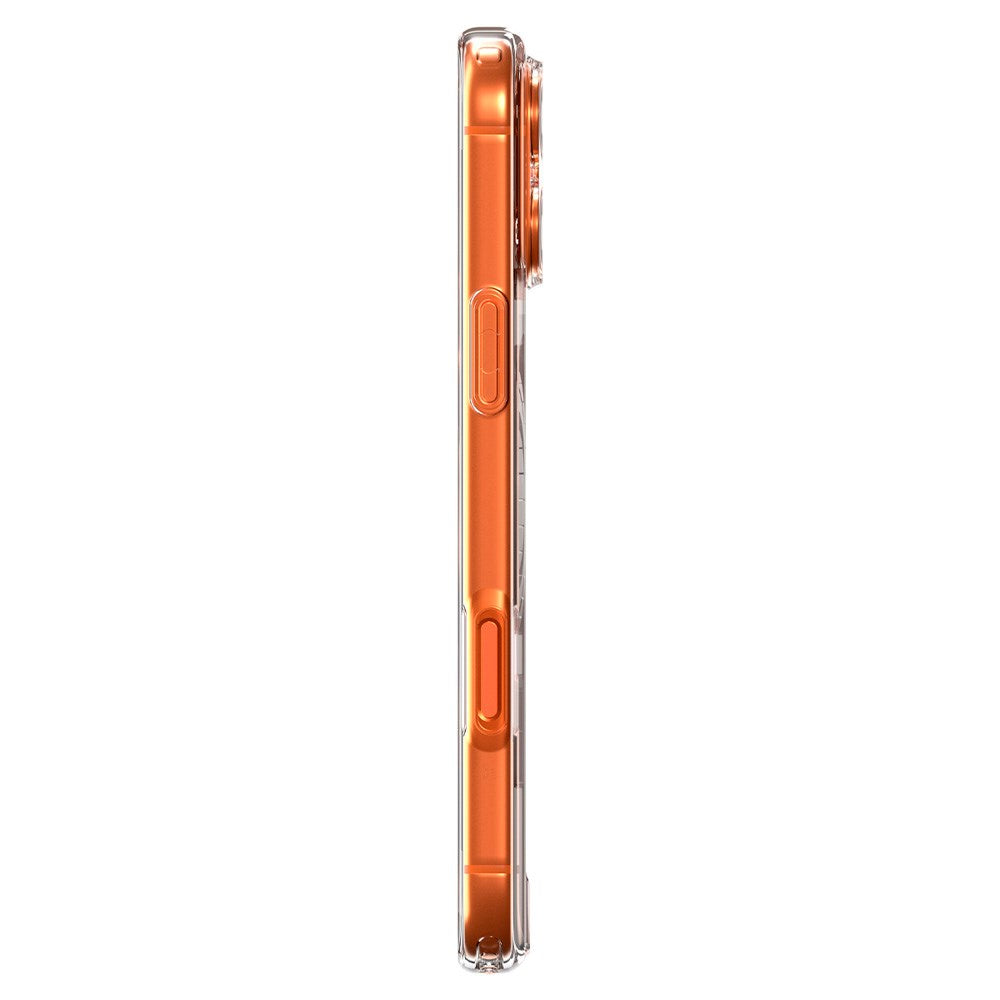iPhone 17 Pro Spigen Ultra Hybrid Deksel - MagSafe Kompatibel - Gjennomsiktig / Oransje