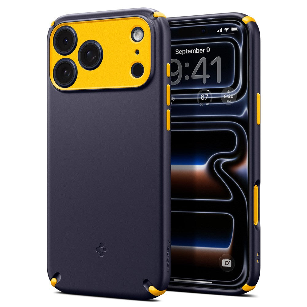 iPhone 17 Pro Max Spigen Nano Pop Hybrid Deksel - MagSafe Kompatibel - Blå / Gul