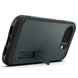 Google Pixel 10a Spigen Tough Armor Hybrid Deksel m. Stativfunksjon - MagSafe Kompatibel - Grønn