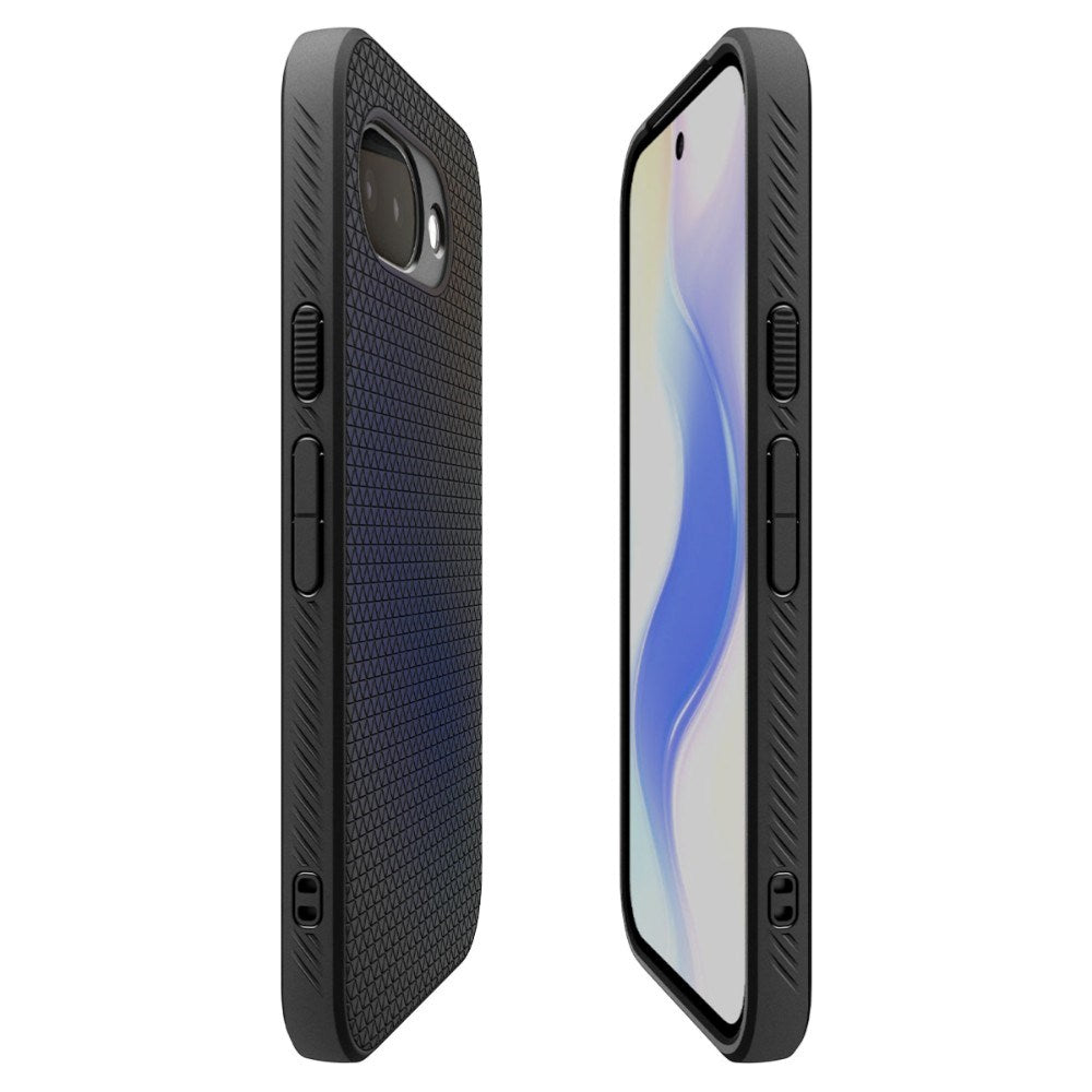 Google Pixel 10a Spigen Liquid Air Deksel - Svart