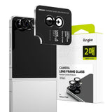 Samsung Galaxy Z Flip8 Ringke Kameralinsebeskyttelse m. Monteringsramme - 2 stk - Svart
