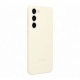 Original Samsung Galaxy S23+ (Plus) Silikon Deksel - Kremhvit (EF-PS916TUEGWW)