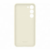 Original Samsung Galaxy S23+ (Plus) Silikon Deksel - Kremhvit (EF-PS916TUEGWW)
