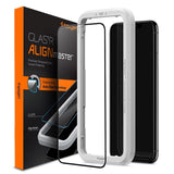 iPhone 11 Pro Max Spigen Align Glass Skjermbeskyttelse - Case Friendly - Gjennomsiktig