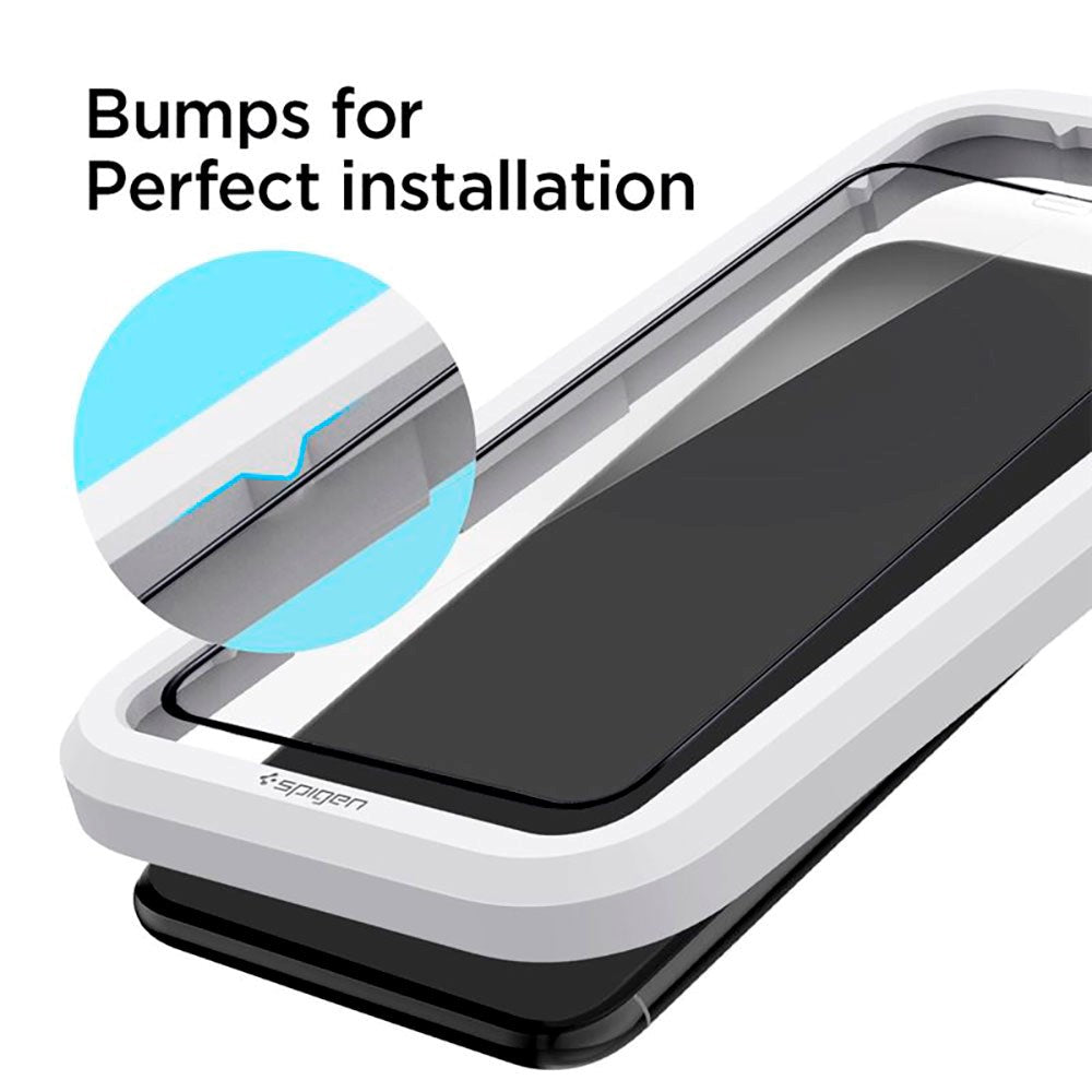 iPhone 11 / XR Spigen Skjermbeskyttelse - Svart Kant