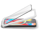 iPhone 17e / 16e / 14 / 13 / 13 Pro Spigen Skjermbeskyttelse 2-Pack - Svart Kant