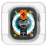 Spigen Apple Watch Ultra 1 / 2 / 3 (49mm) EZ Fit GLAS.tR Skjermbeskytter - 2 stk - Gjennomsiktig