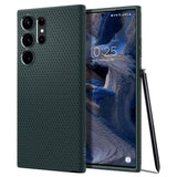 Samsung Galaxy S23 Ultra Spigen Liquid Air - Fleksibelt Plast Deksel - Grønn