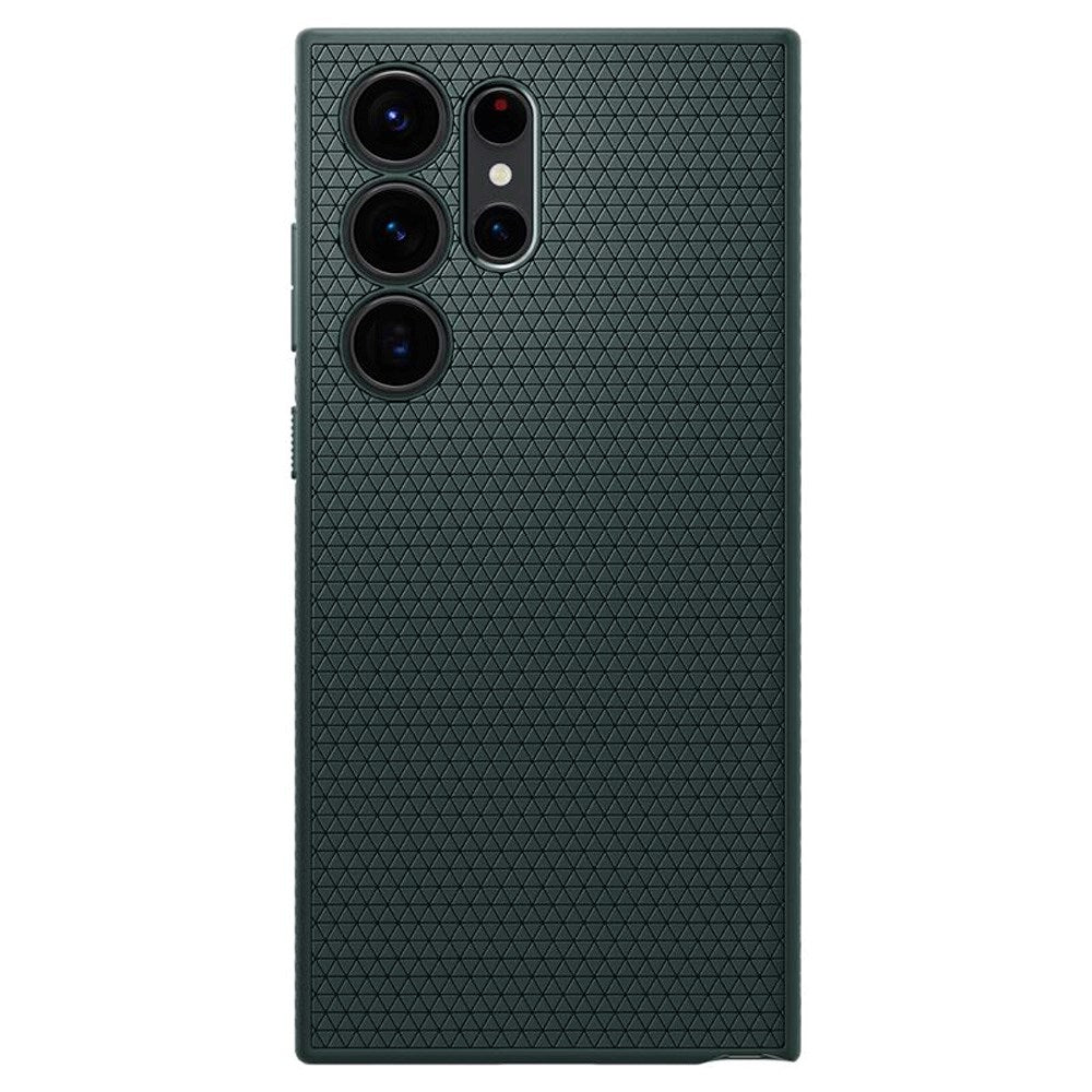 Samsung Galaxy S23 Ultra Spigen Liquid Air - Fleksibelt Plast Deksel - Grønn
