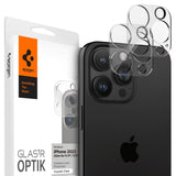 iPhone 16 Pro / 16 Pro Max / 15 Pro / 15 Pro Max / 14 Pro / 14 Pro Max Spigen Glass tR Optik Kamerabeskyttelsesglass - 2 stk - Gjennomsiktig