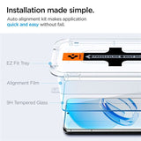 Samsung Galaxy S23 Spigen EZ Fit Glas.tR Skjermbeskytter 2. Stk - Case Friendly - Gjennomsiktig
