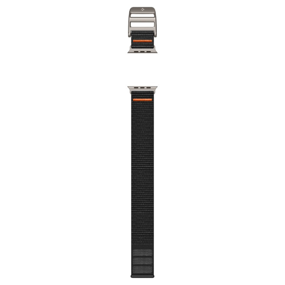 Apple Watch (42/44/SE/45/46/49mm) Spigen DuraPro Flex Nylon Reim - Svart