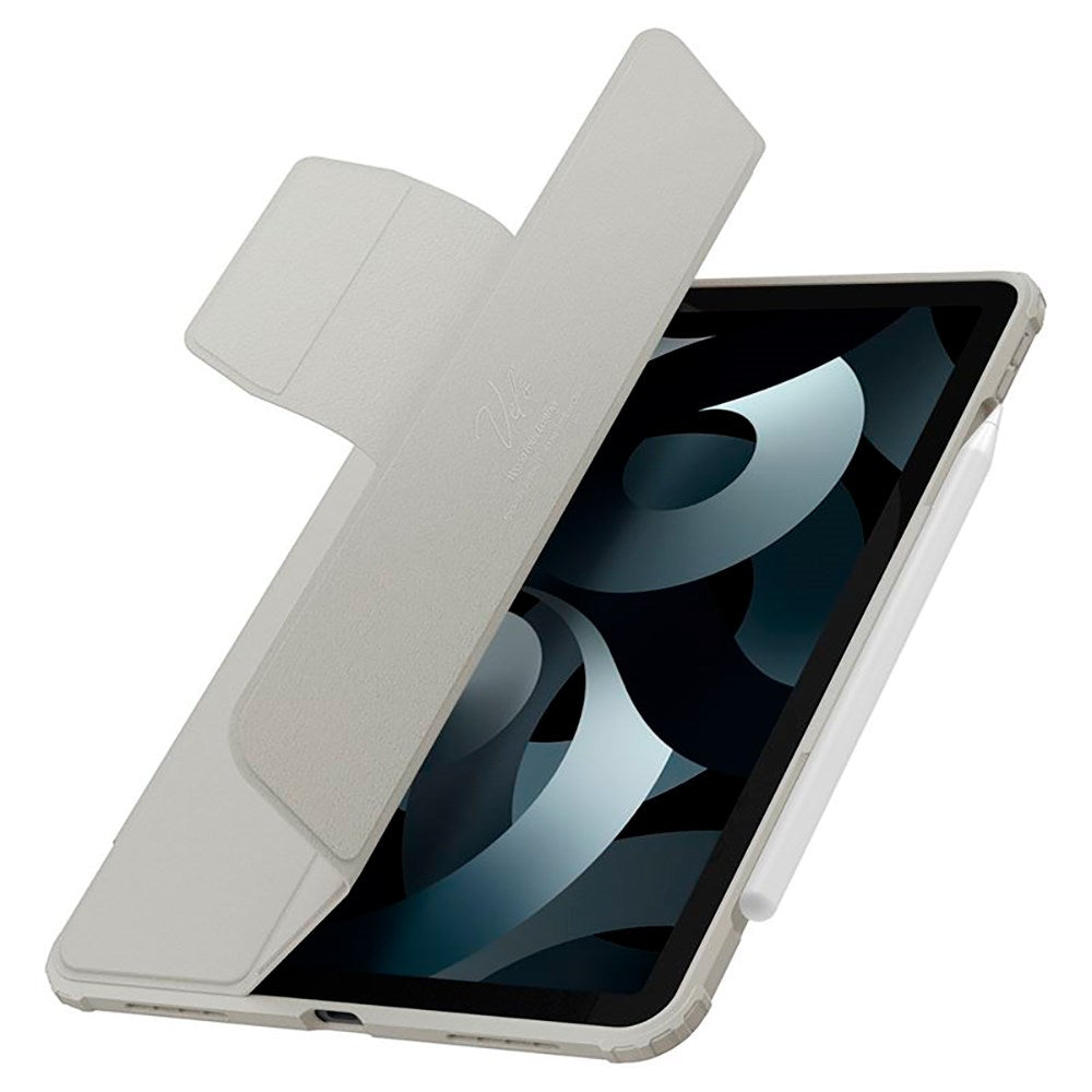 iPad Air 11-10.9" (2026-2020) Spigen Air Skin Pro Skinn Flip Deksel - Grå