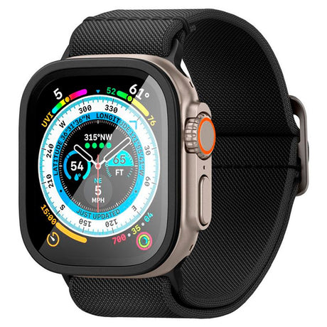 Apple Watch Ultra 3/2/1 (49mm) Spigen Slim Pro GLAS.tR Skjermbeskytter - Svart