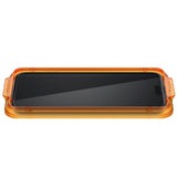 iPhone 15 Pro Spigen Glass tR AlignMaster Skjermbeskyttelsesglass - 2 stk - Gjennomsiktig / Svart Kant