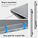 MacBook Air 15" M5/M4/M3/M2 (2026-2023) Spigen Thin Fit Deksel - Crystal Clear