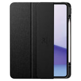 iPad Pro 13" (2025 / 2024) Spigen Urban Fit Stoff Deksel med Pekepenn Holder - Svart