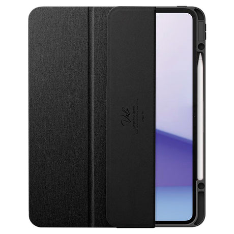 iPad Pro 13" (2025 / 2024) Spigen Urban Fit Stoff Deksel med Pekepenn Holder - Svart