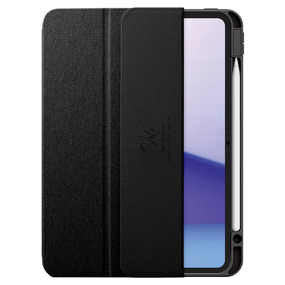 iPad Pro 11" (2025 / 2024) Spigen Urban Fit Stoff Deksel med Pekepenn Holder - Svart