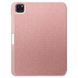 iPad Pro 11" (2025 / 2024) Spigen Urban Fit Stoff Deksel med Pekepenn Holder - Rose Gold