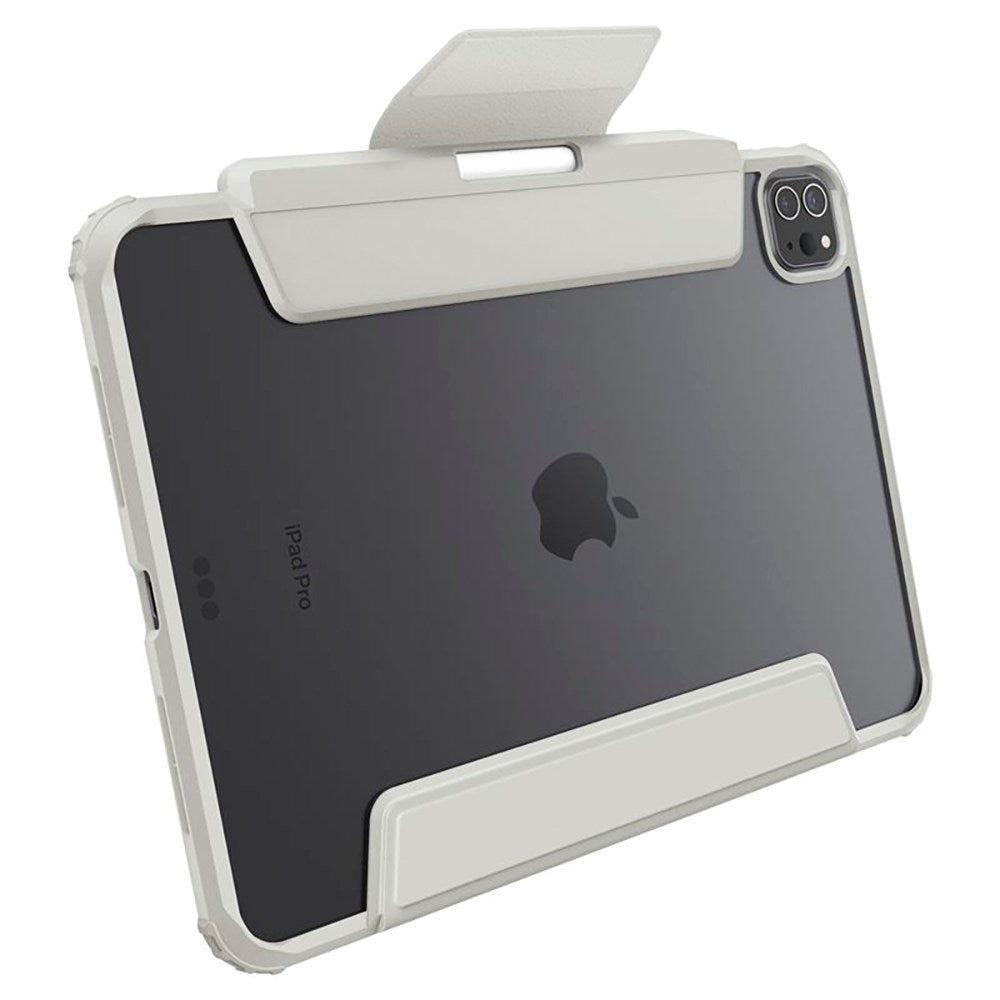 iPad Pro 11" (2025 / 2024) Spigen Air Skin Pro Skinn Flip Deksel - Grå