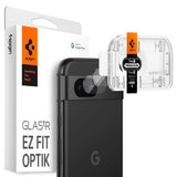 Google Pixel 8a Spigen Spigen Kameralinse Beskyttelsesglass - Svart / Transparent - 2 st.