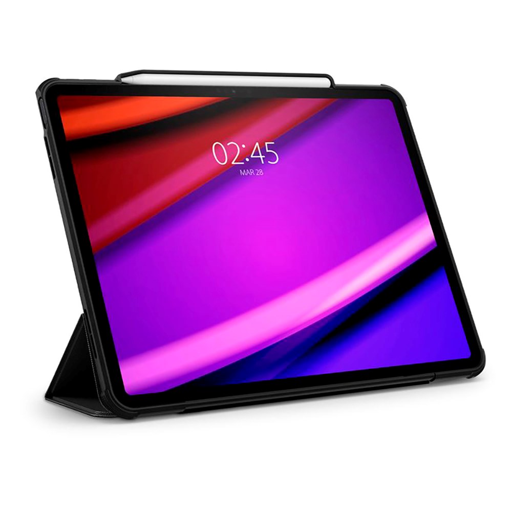 iPad Air 13" (2026 / 2025 / 2024) Spigen Rugged Armor Pro Deksel m. Apple Pencil Holder - Svart