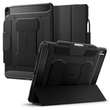iPad Air 13" (2026 / 2025 / 2024) Spigen Rugged Armor Pro Deksel m. Apple Pencil Holder - Svart