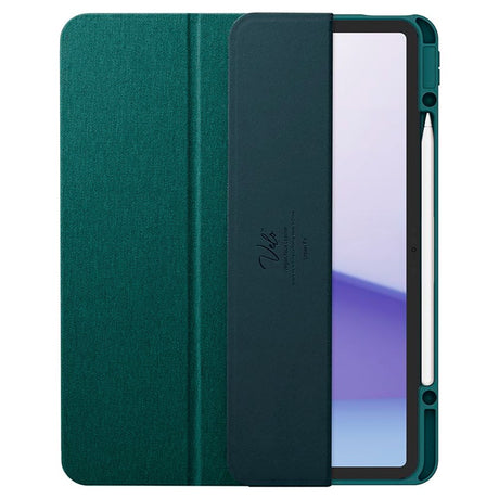 iPad Air 13" (2026 / 2025 / 2024) Spigen Urban Fit Stoff Deksel med Pekepenn Holder - Grønn