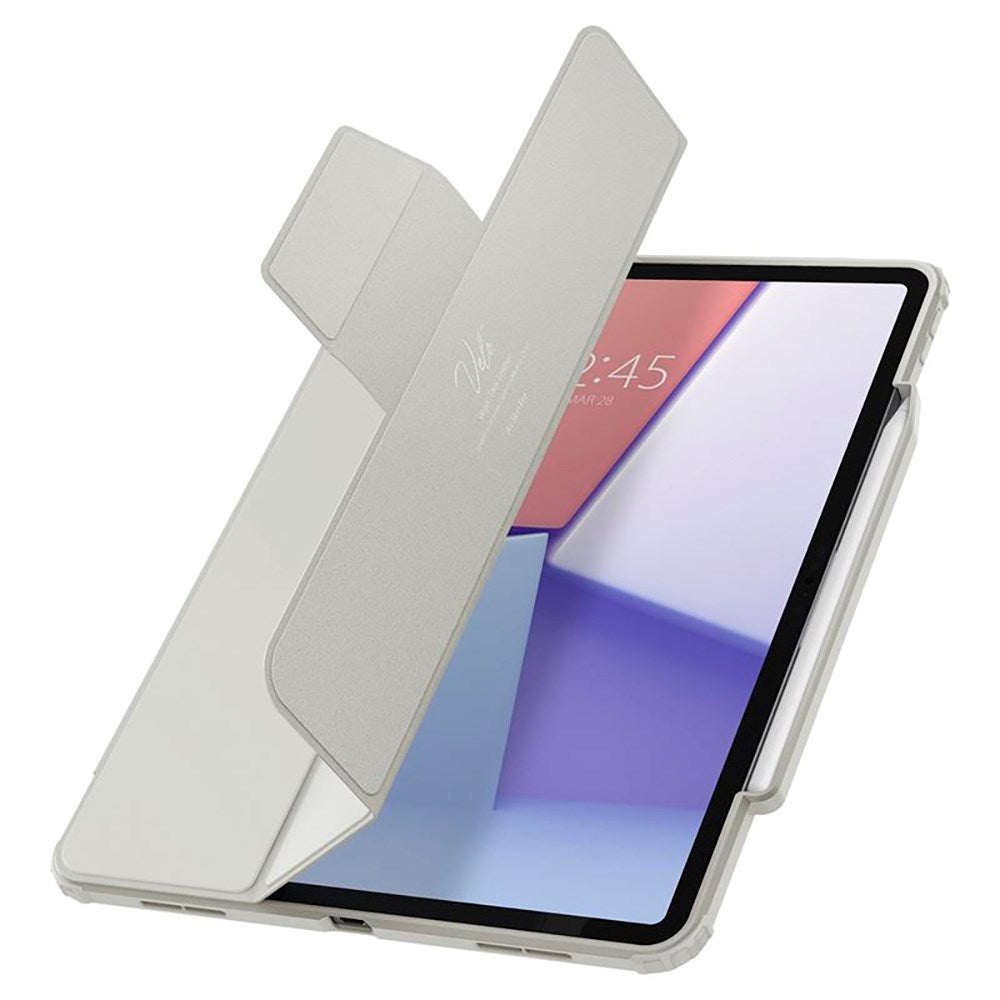 iPad Air 13" (2026 / 2025 / 2024) Spigen Air Skin Pro Skinn Flip Deksel - Grå