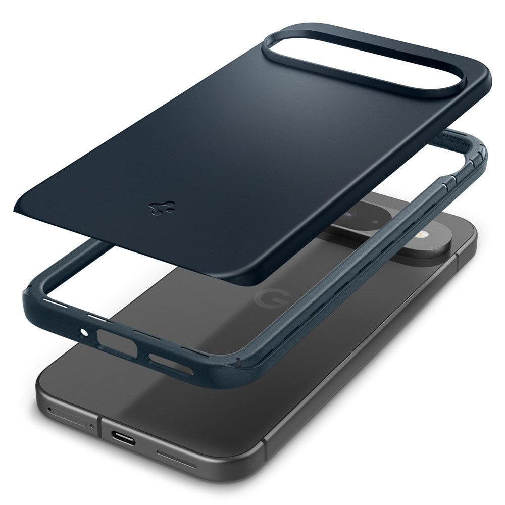 Google Pixel 9 / 9 Pro Spigen Thin Fit Hybrid Deksel - grå