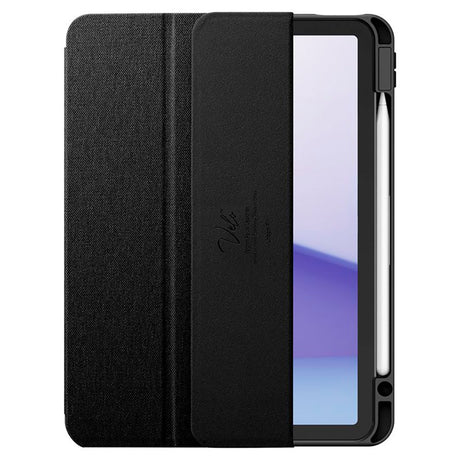 iPad Air 11" (2026 / 2025 / 2024) Spigen Urban Fit Stoff Deksel m. Penneholder - Svart