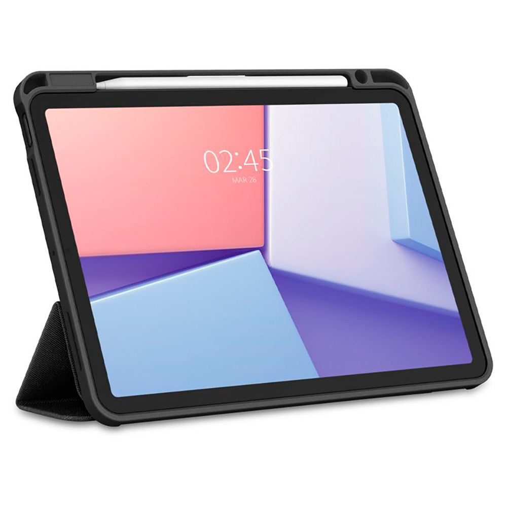 iPad Air 11" (2026 / 2025 / 2024) Spigen Urban Fit Stoff Deksel m. Penneholder - Svart