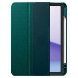 iPad Air 11" (2026 / 2025 / 2024) Spigen Urban Fit Stoff Deksel m. Penneholder - Grønn