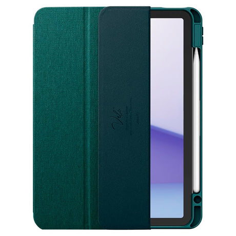 iPad Air 11" (2026 / 2025 / 2024) Spigen Urban Fit Stoff Deksel m. Penneholder - Grønn