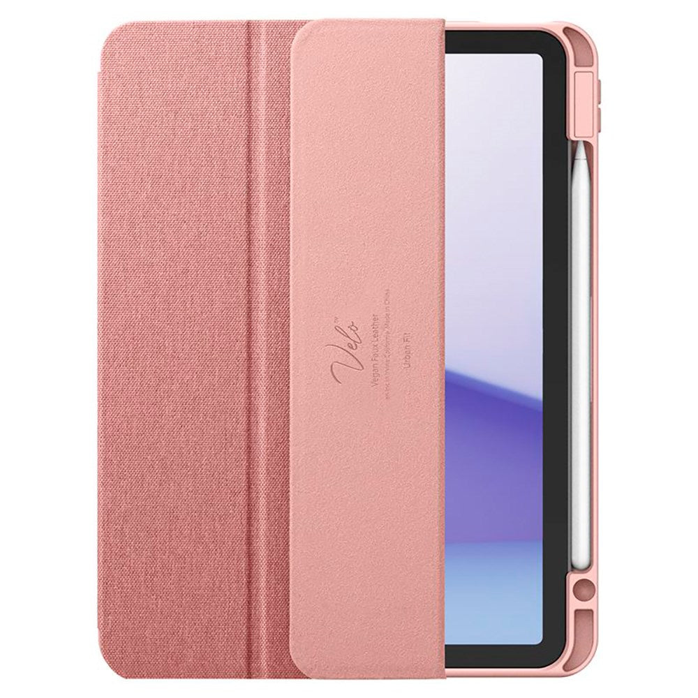 iPad Air 11" (2026 / 2025 / 2024) Spigen Urban Fit Stoff Deksel m. Penneholder - Rose Gold