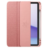 iPad Air 11" (2026 / 2025 / 2024) Spigen Urban Fit Stoff Deksel m. Penneholder - Rose Gold