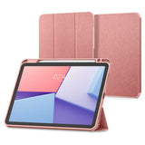 iPad Air 11" (2026 / 2025 / 2024) Spigen Urban Fit Stoff Deksel m. Penneholder - Rose Gold
