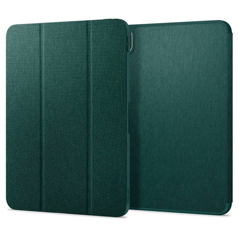 iPad Pro 11" (2025 / 2024) Spigen Urban Fit Stoff Deksel med Pekepenn Holder - Grønn