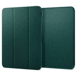 iPad Pro 11" (2025 / 2024) Spigen Urban Fit Stoff Deksel med Pekepenn Holder - Grønn