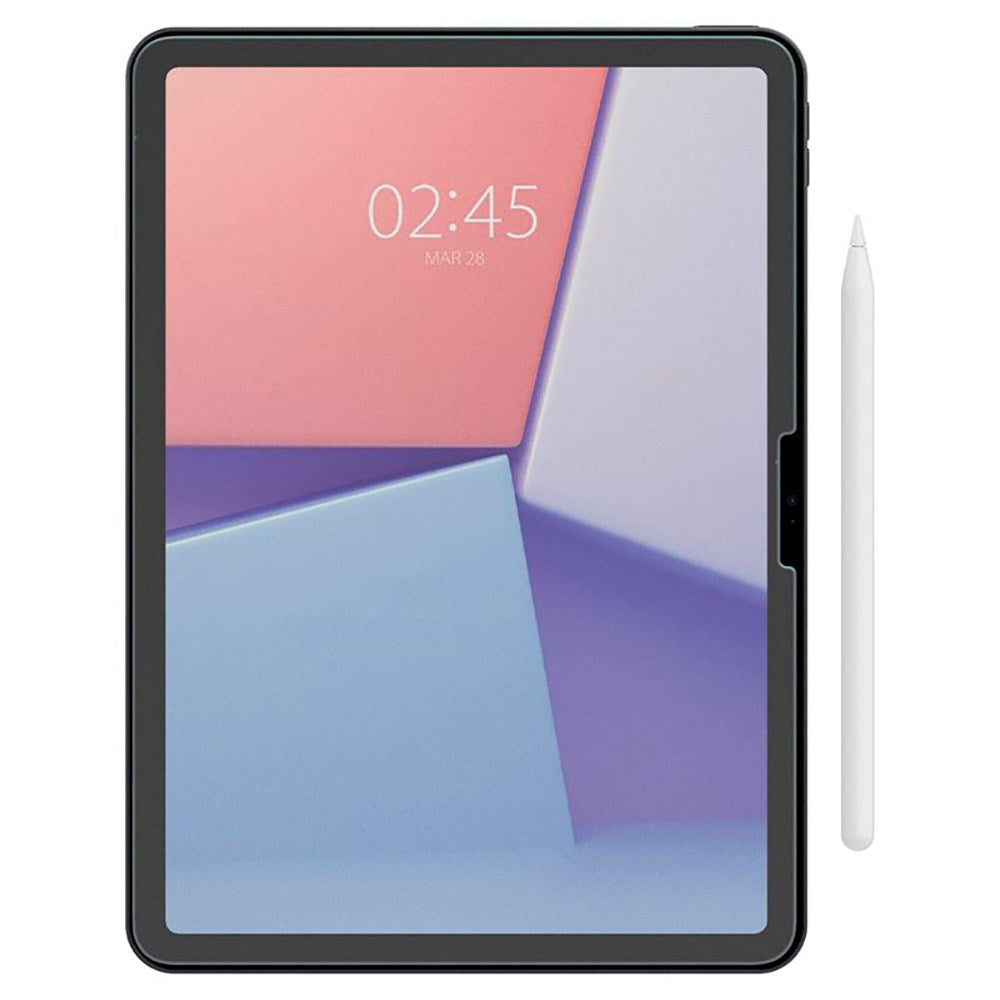 iPad Air 11" (2026 / 2025 / 2024) Spigen Paper Touch EZ Fit Glas.tR Skjermbeskytter - Case Friendly - Gjennomsiktig
