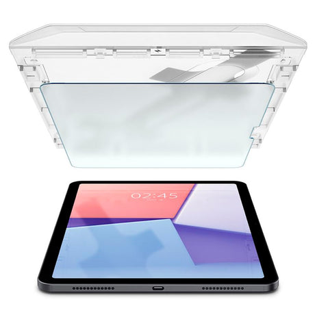 iPad Air 11" (2026 / 2025 / 2024) Spigen Paper Touch EZ Fit Glas.tR Skjermbeskytter - Case Friendly - Gjennomsiktig