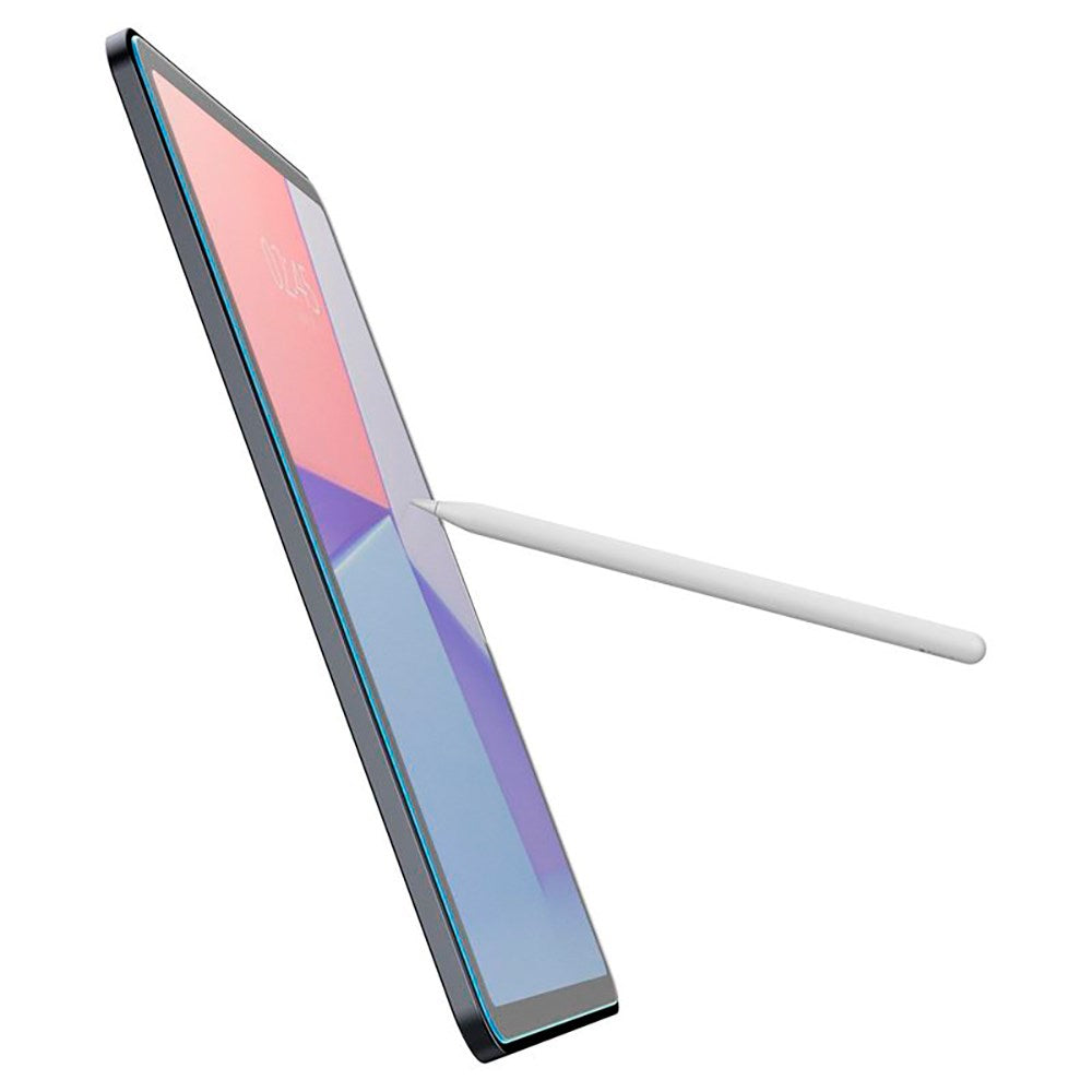 iPad Air 11" (2026 / 2025 / 2024) Spigen Paper Touch EZ Fit Glas.tR Skjermbeskytter - Case Friendly - Gjennomsiktig