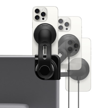 Spigen TapLock Mobilholder til Tesla S / 3 / X / Y / Cybertruck - MagSafe Kompatibel - Svart