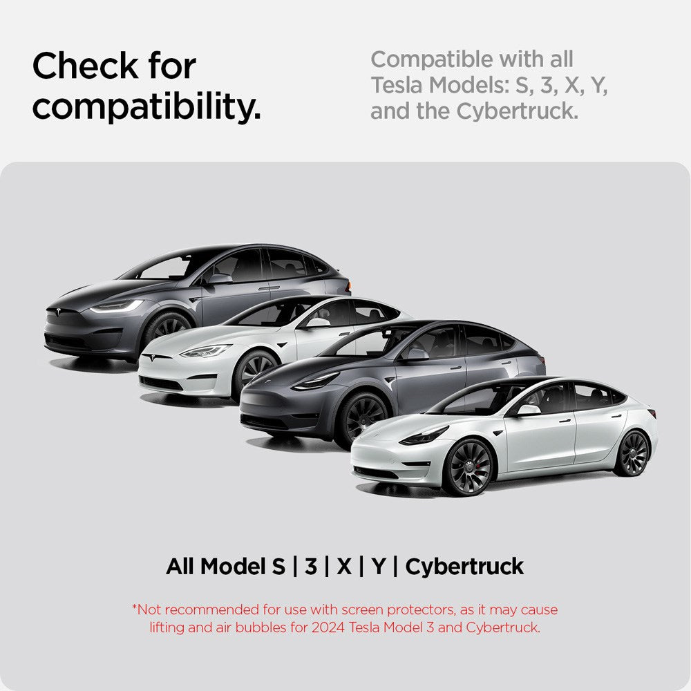 Spigen TapLock Universal Mobilholder til Tesla S / 3 / X / Y / Cybertruck - Svart