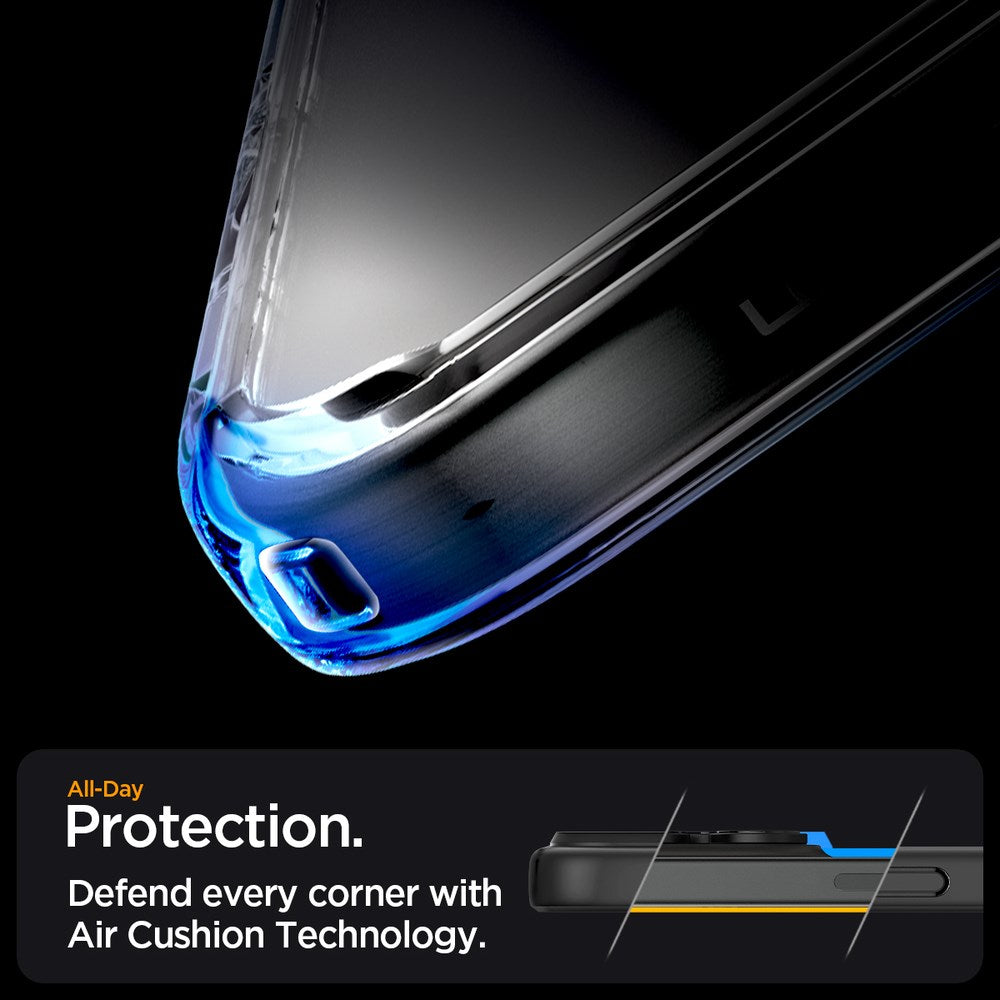 iPhone 16 Pro Spigen Ultra Hybrid Deksel - MagSafe Kompatibel - Svart