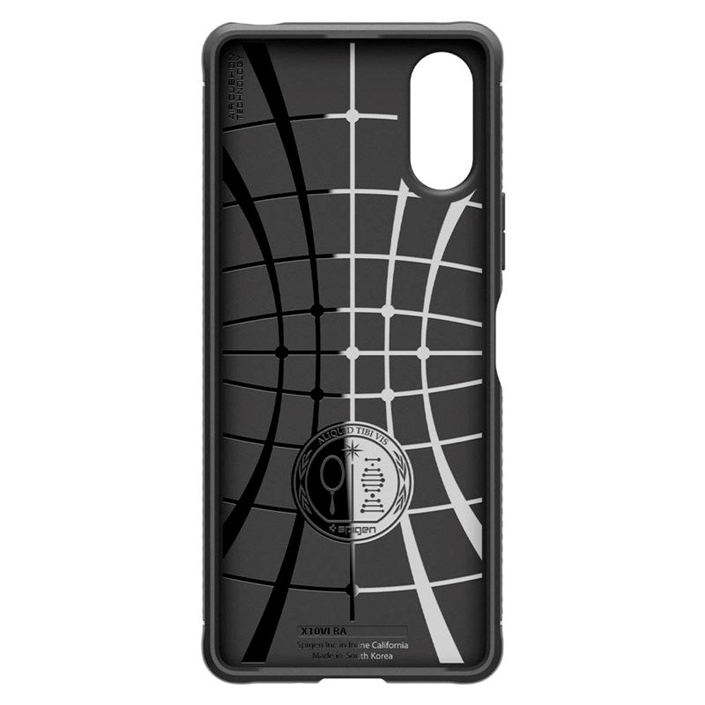 Sony Xperia 10 VI Spigen Rugged Armor Deksel - Svart