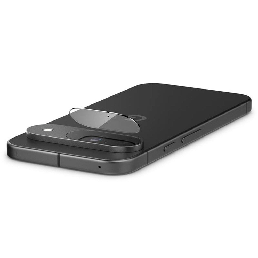 Google Pixel 9 Spigen EZ Fit. tR Optik Kameralinsebeskyttelse - 2 Stk - Gjennomsiktig